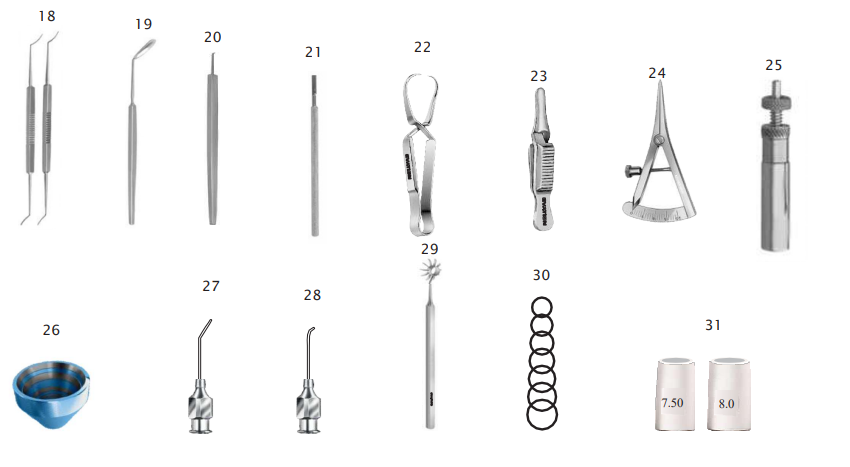 Microsurgery Keratoplasty Set